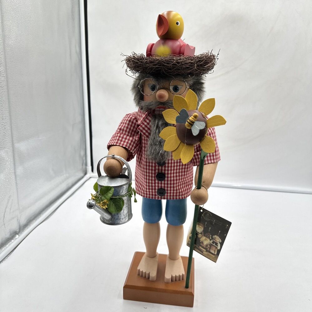 Christian Ulbricht The Summer Four Seasons Bird Sunflower Bearded Nutcracker 20”
